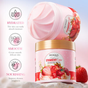 MANTECA CORPORAL FRUTILLA CAKE NUTRITIVA 200G