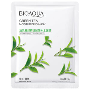 MASCARILLA FACIAL HIDRATANTE CON TE VERDE Y ACIDO HIALURONICO 25G