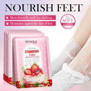 MASCARILLA EXFOLIANTE Y SUAVIZANTE PARA PIES CON FRUTILLA 40ML/PAIR