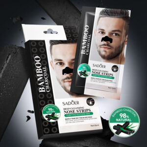 BANDA NASAL DE CARBON PARA HOMBRE ELIMINA PUNTOS NEGROS LIMPIEZA PROFUNDA ZONA T
