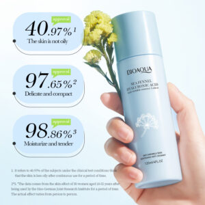 SET FACIAL HINOJO MARINO ÁCIDO HIALURÓNICO HIDRATANTE ANTIARRUGAS 120ML