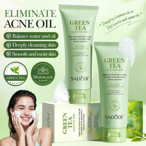 LIMPIADOR FACIAL TÉ VERDE ÁCIDO SALICÍLICO CONTROL GRASA ANTIACNÉ 100G