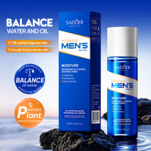 TONER AGUA TONICA PARA HOMBRE REFRESCANTE Y CALMANTE CONTROL BRILLO 120ML