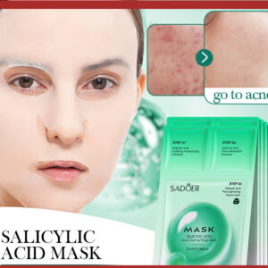 MASCARILLA DE 3 PASOS CON ACIDO SALICILICO PARA ACNE 0.8ML+0.8G+25G