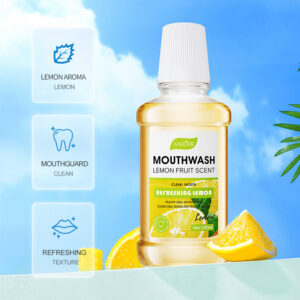 ENJUAGUE BUCAL CON AROMA A LIMON 250ML