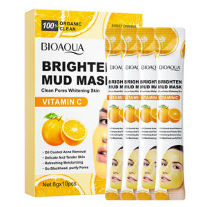 MASCARILLA DE ARCILLA ILUMINADORA CON VITAMINA C 8G X 10PCS · Cód. 601138