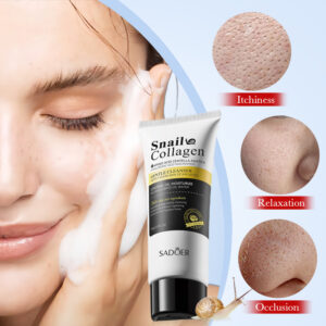 LIMPIADOR FACIAL SUAVE CON COLÁGENO Y BABA DE CARACOL 100 G