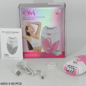 DEPILADORA FEMENINA OM RECARGABLE