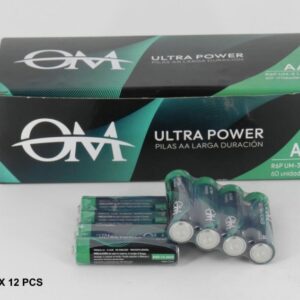PILAS OM AA (60PCS)