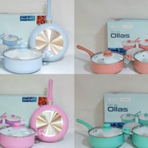 SET OLLAS ORYX CERAMICA X5 PCS