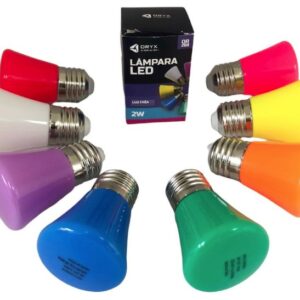 LAMPARA FOCO LED ORYX 2W 9 COLORES