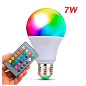 FOCO RGB 7W C/CONTROL LT-7 REMOTO