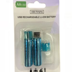 PILAS RECARGABLES X2 USB TAPITA