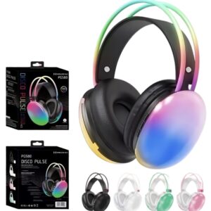 AURICULAR BLUETOOTH VINCHA RGB LUCES