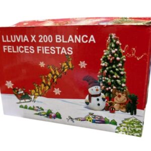 LUCES NAVIDAD LLUVIA X200 LED BLANCA FRIA