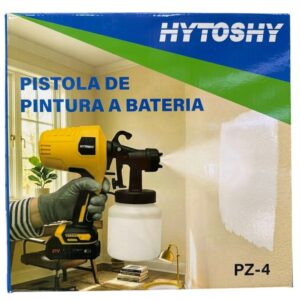 PISTOLA DE PINTURA HYTOSHY 2 BATERIAS RECBLE