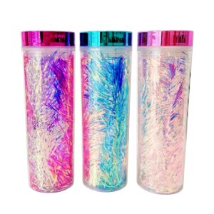 VASO METALIZADO C/ SORBETE 473ML JL35007