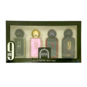 SET PERFUME MINIATURA 9PM 30ML 4pcs AC479