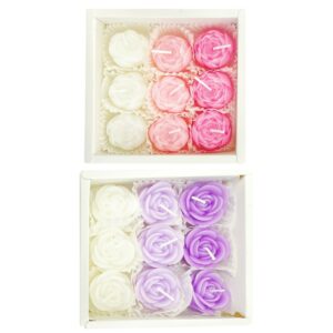 CAJA x9pcs VELA AROMATICA C-3114