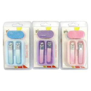 CORTA UÑAS x2 & MINI LIMA C-3089