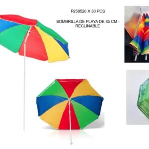 SOMBRILLAS 1.70MTS RECLINABLE ESTAMPADA