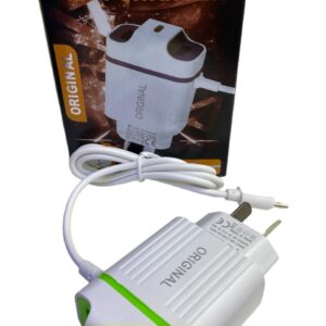 CARGADOR TIPO C 3USB CAJA MARRON