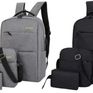 SET MOCHILA X3 PCS C CABLE CARGA
