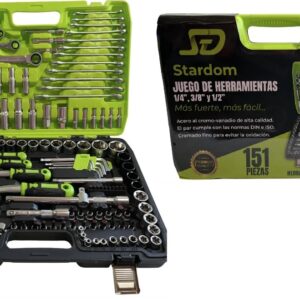 LLAVE TUBO 151PCS VALIJA STARDOM
