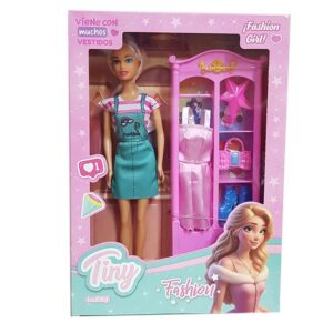 SG56678 - MUÑECA TINY FASHION CON ACCESORIOS 32 X 23 X 6 CM