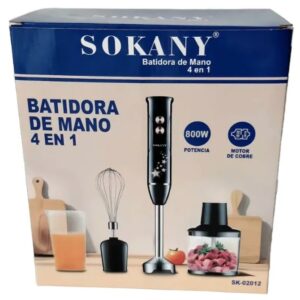MINIPIMER SOKANY 4 EN 1 ACERO
