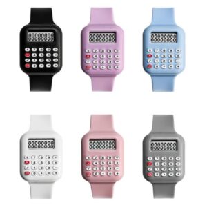 RELOJ CALCULADORA 6 COLORES