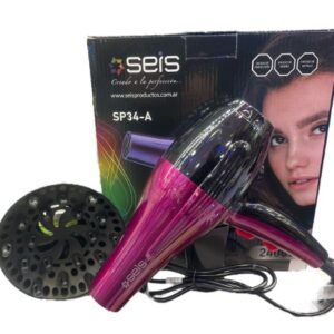 SECADOR DE PELO SEIS 2000W C DIFUSOR