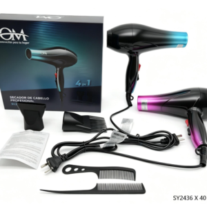 SECADOR DE PELO OM PROFESIONAL 4 EN 1