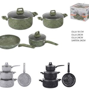 SET DE OLLAS 7 PCS