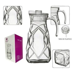 JARRA DE VIDRIO CON MANIJA 1.8L