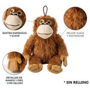 PELUCHE MONO PUNCH SIN RELLENO (CON CIERRE)
