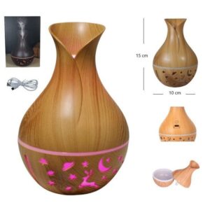 HUMIDIFICADOR / DIFUSOR TIPO FLORERO LED USB