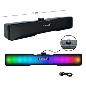 BARRA PARLANTE BLUETOOTH PORTATIL RGB KTS-1968