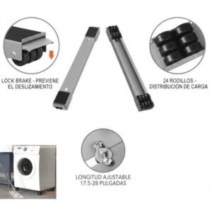BASE RODANTE EXTENSIBLE PARA MUEBLES
