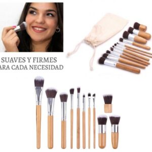 SET DE BROCHAS PARA MAQUILLAJE 11 PCS