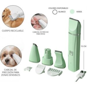 CORTA PELO DE MASCOTA 4 EN 1