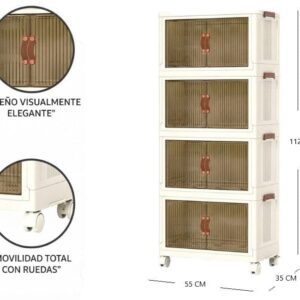 ESTANTE PLEGABLE DE 4 NIVELES  112X55CM