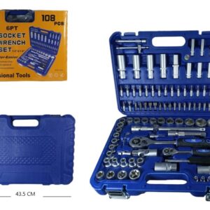 LLAVE TUBO 108PCS NARANJA ALTA CALIDAD BUENO