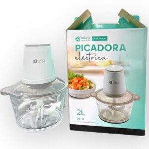 PICADORA ELECTRICA ORYX 2LTS BOWL VIDRO