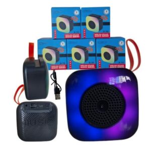 PARLANTE COLGANTE CUADRADO LUCES LED