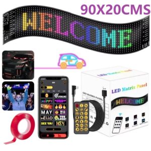 CARTEL FLEX 90X20CMS APP PROGRAMABLE