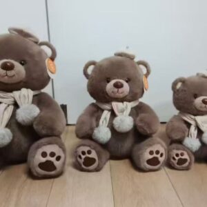 Oso con bufanda 40cm