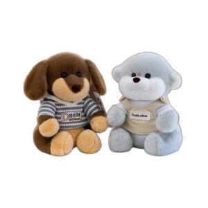 Perro con ropa30cm