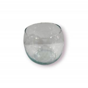 PORTA VELA ESTILO PECERA VIDRIO 6CM