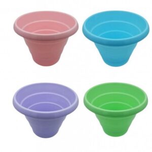 MACETA PLASTICA 25CM COLOR